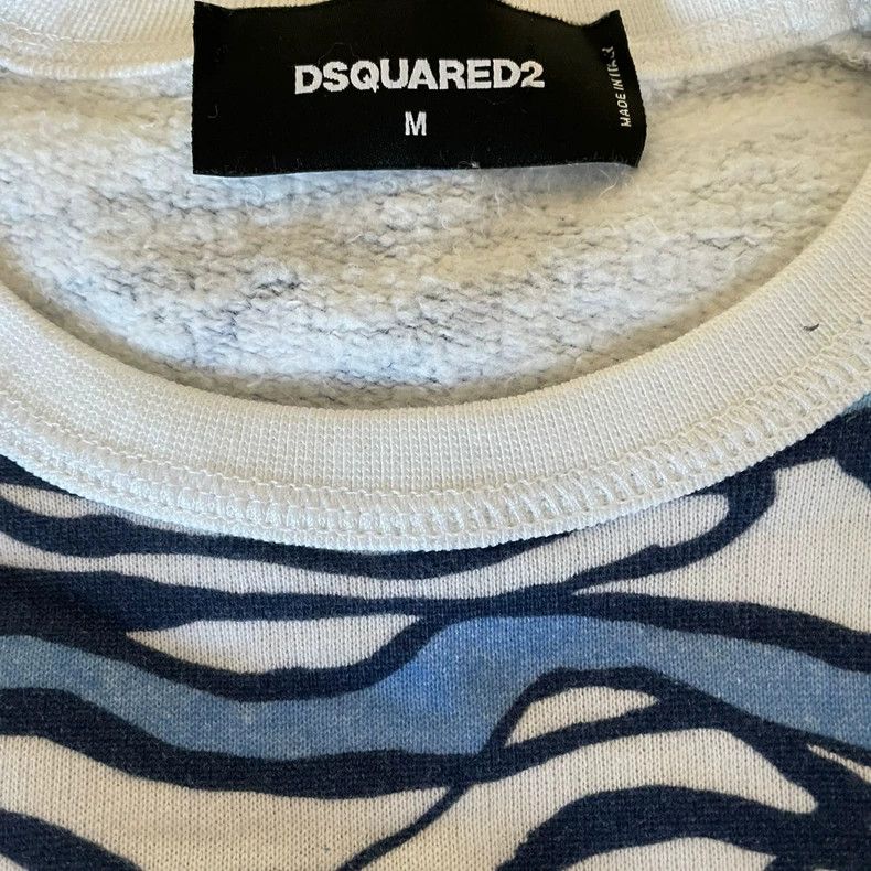 Dsquared2 DSquared2 Ocean Print Sweatshirt-yf Size US M / EU 48-50 / 2 - 3 Thumbnail