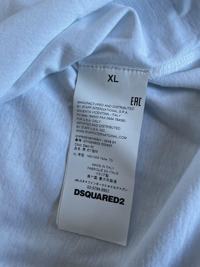 Dsquared2 DSquared2 Prom Series White T-Shirt-yf Size US XL / EU 56 / 4 - 5 Thumbnail