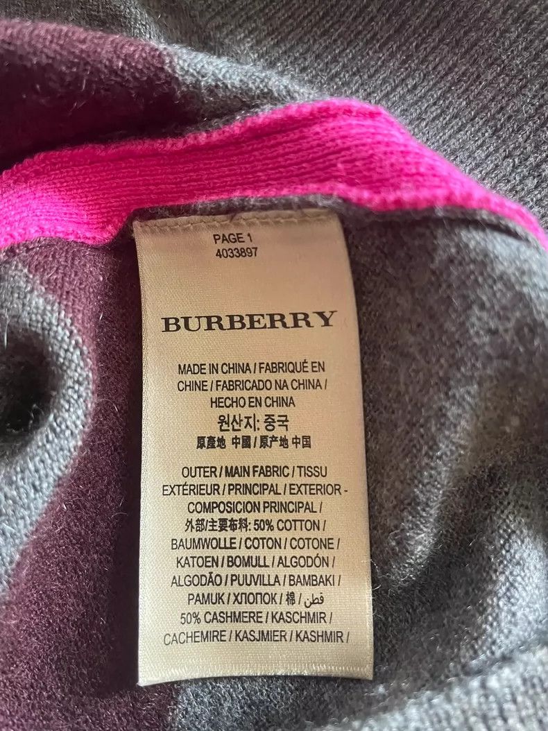 Burberry Burberry Striped Wool Blend Sweater-yf Size US M / EU 48-50 / 2 - 6 Thumbnail