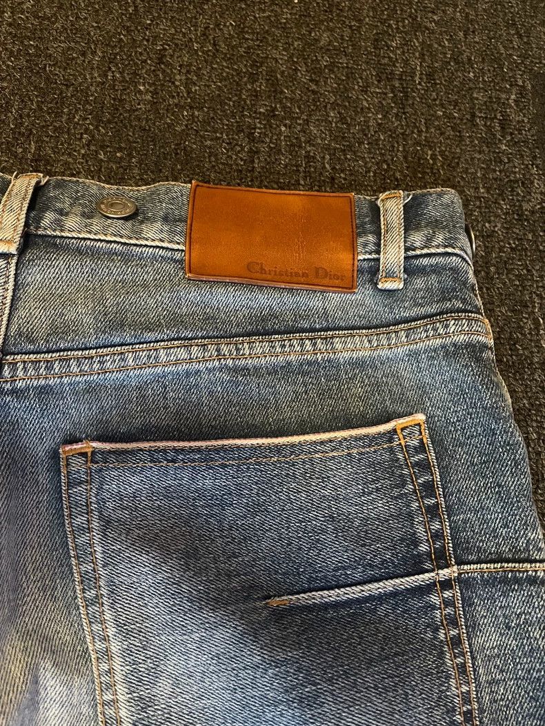 Dior Dior Distressed Denim Jeans with Paint Splatter-yf Size US 29 - 5 Thumbnail