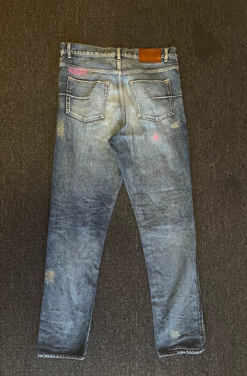 Dior Dior Distressed Denim Jeans with Paint Splatter-yf Size US 29 - 4 Thumbnail