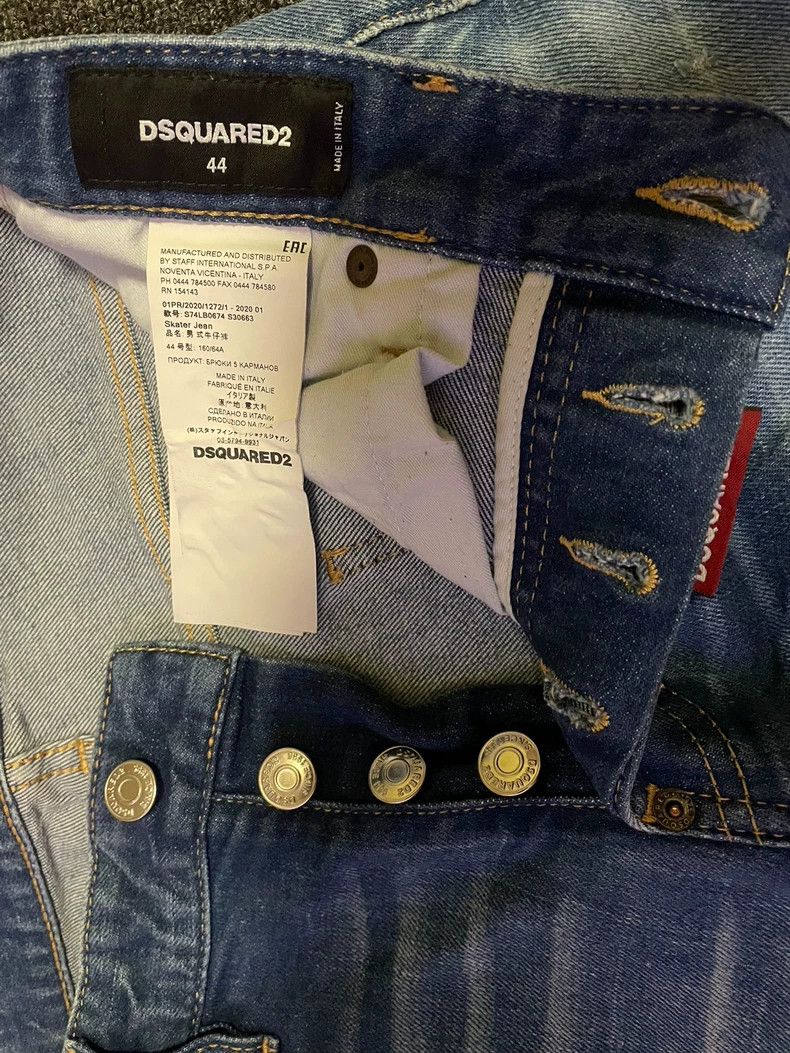 Dsquared2 DSquared2 Light Wash Distressed Denim Jeans-yf Size US 44 / EU 60 - 5 Thumbnail