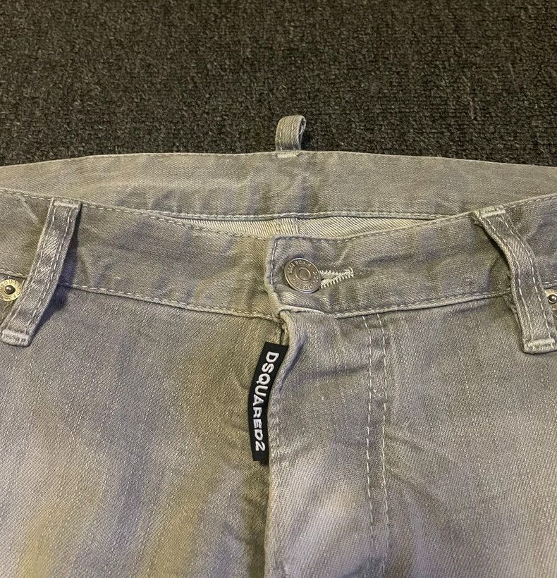Dsquared2 Dsquared2 Gray Distressed Slim Jeans-yf Size US 34 / EU 50 - 3 Thumbnail