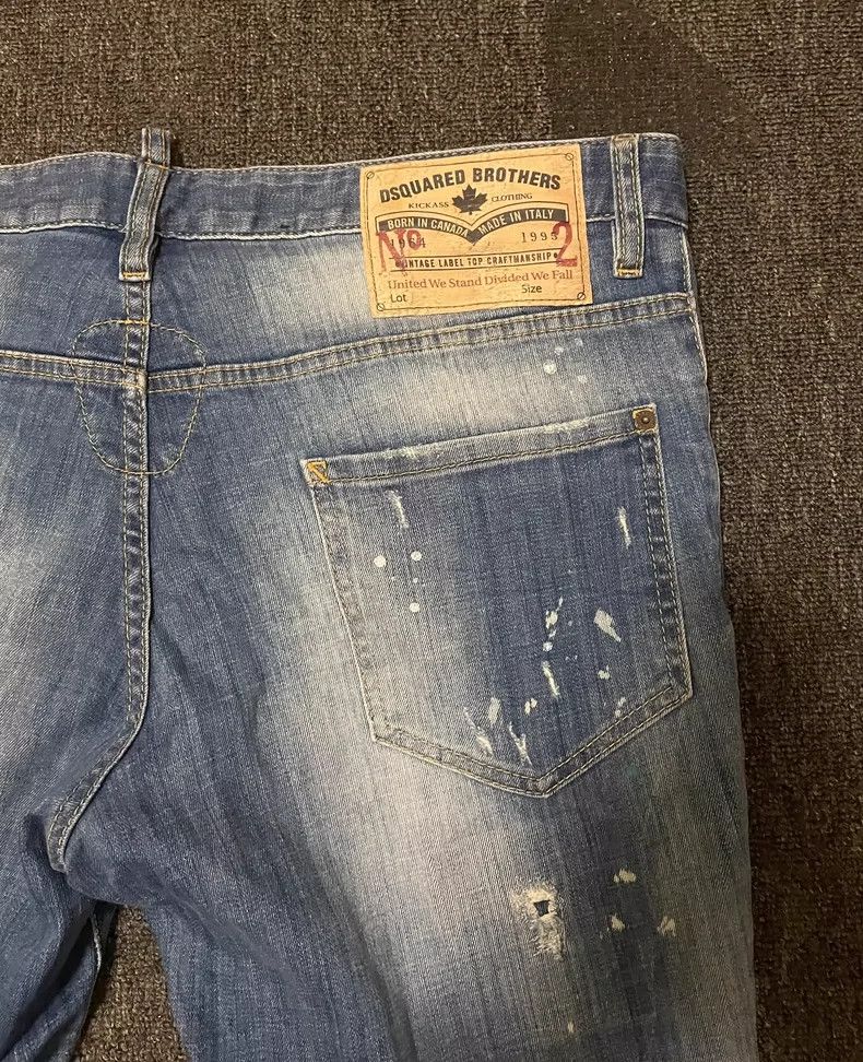 Dsquared2 DSquared2 City Biker Denim Jeans-yf Size US 36 / EU 52 - 3 Thumbnail