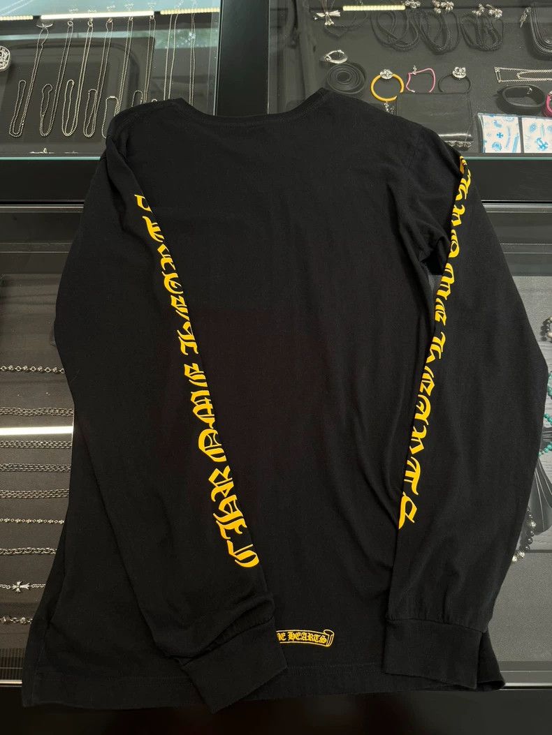 Chrome Hearts Chrome Hearts Black Long Sleeve Shirt-yf Size US M / EU 48-50 / 2 - 2 Thumbnail