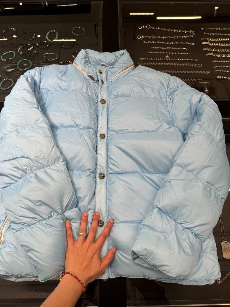 Chrome Hearts Chrome Hearts Baby Blue Down Jacket-yf Size US XXL / EU 58 / 5 - 3 Thumbnail