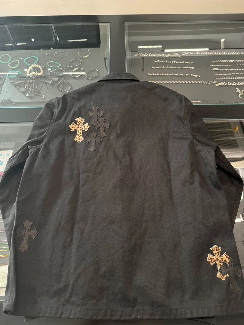 Chrome Hearts Chrome Hearts Black Leopard Print Work Jacket L-yf Size US L / EU 52-54 / 3 - 2 Thumbnail