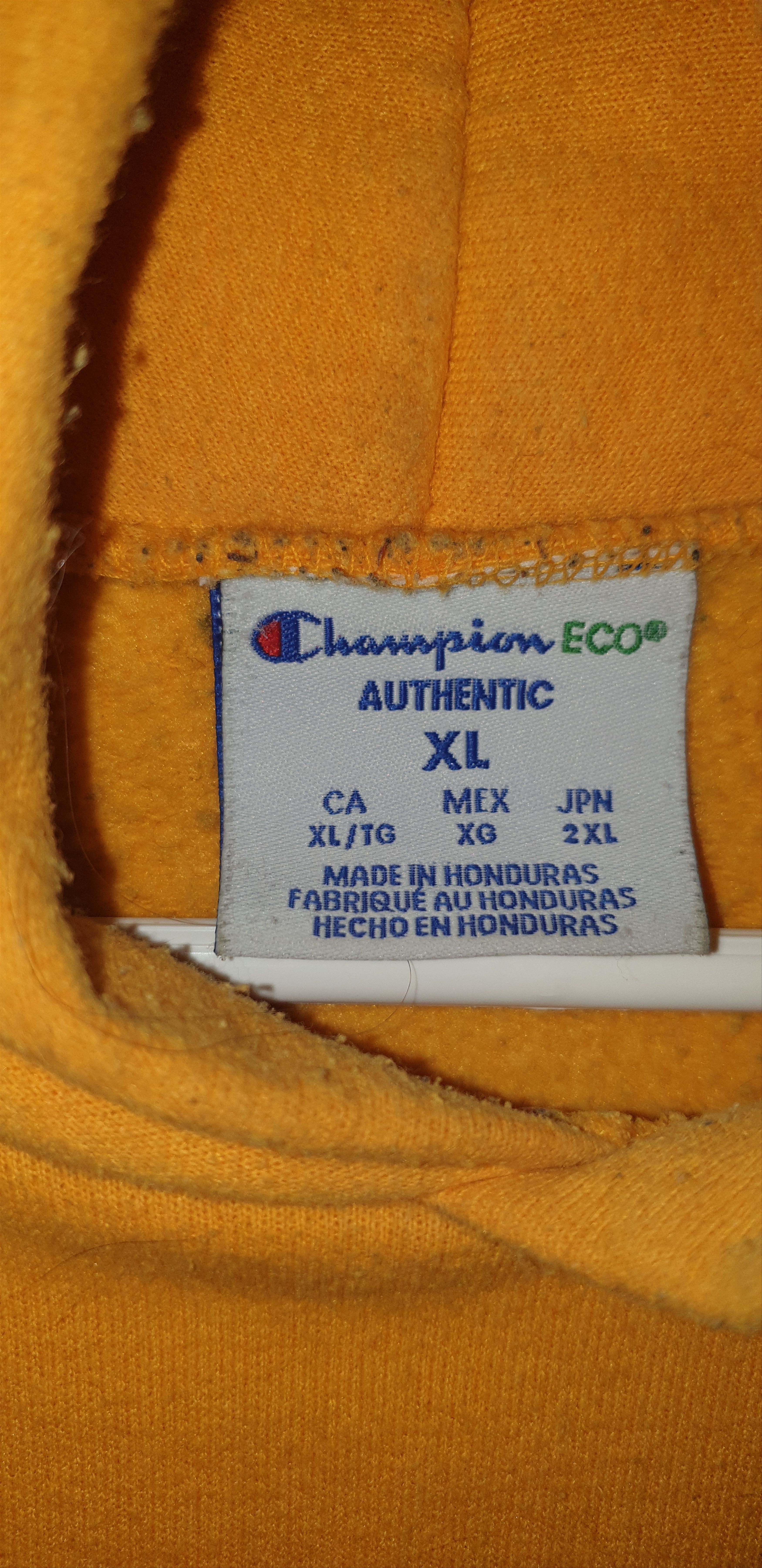 Champion Vintage Mustard Yellow Hoodie XL Size US XL / EU 56 / 4 - 3 Thumbnail