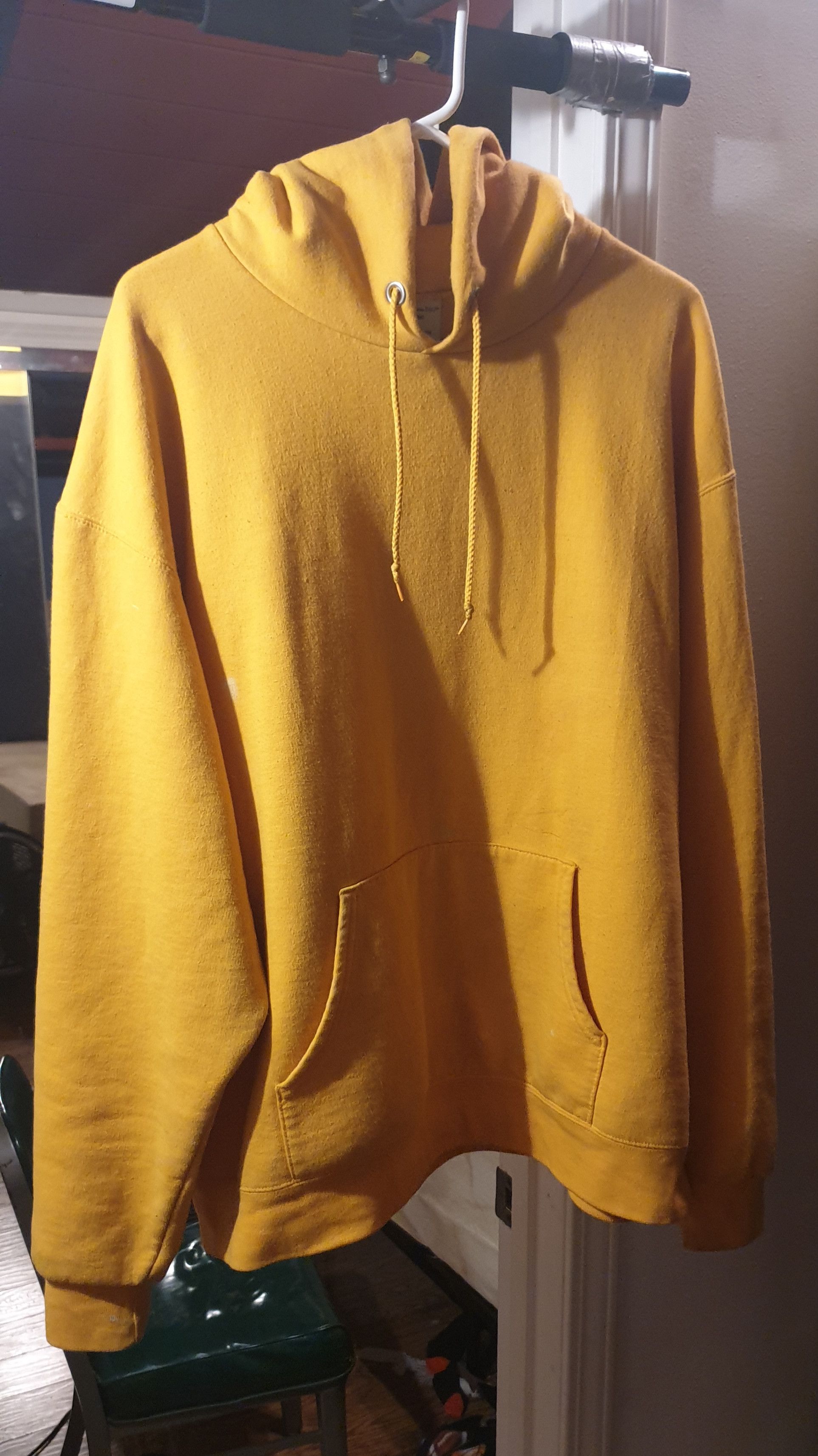 Champion Vintage Mustard Yellow Hoodie XL Size US XL / EU 56 / 4 - 1 Thumbnail