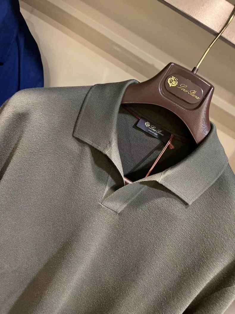 Loro Piana Loro Piana Men's Cashmere Polo Sweater - dmc Size US M / EU 48-50 / 2 - 2 Thumbnail