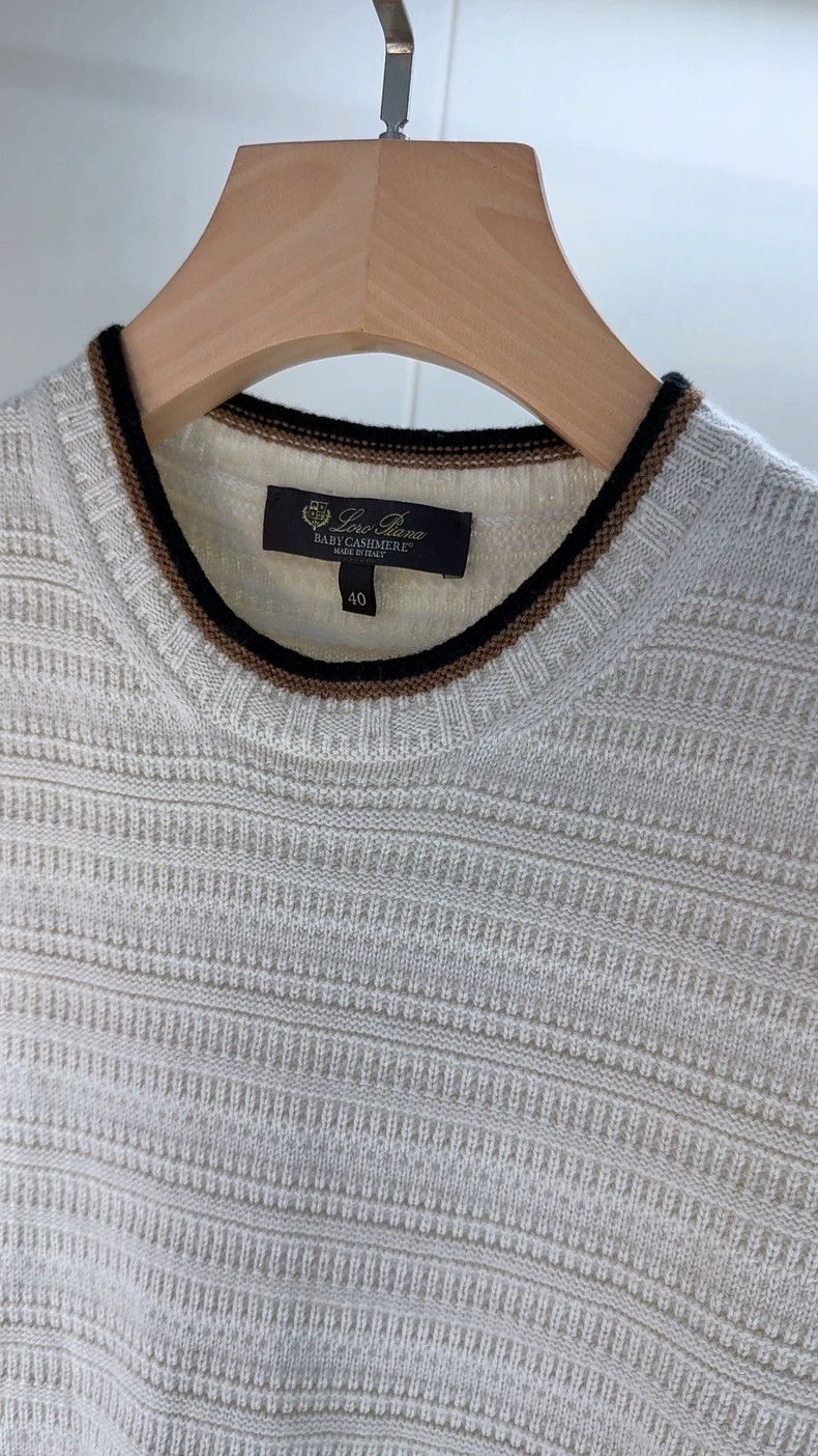 Loro Piana Loro Piana Baby Cashmere Short-Sleeve Dress - dmc Size US M / EU 48-50 / 2 - 2 Thumbnail