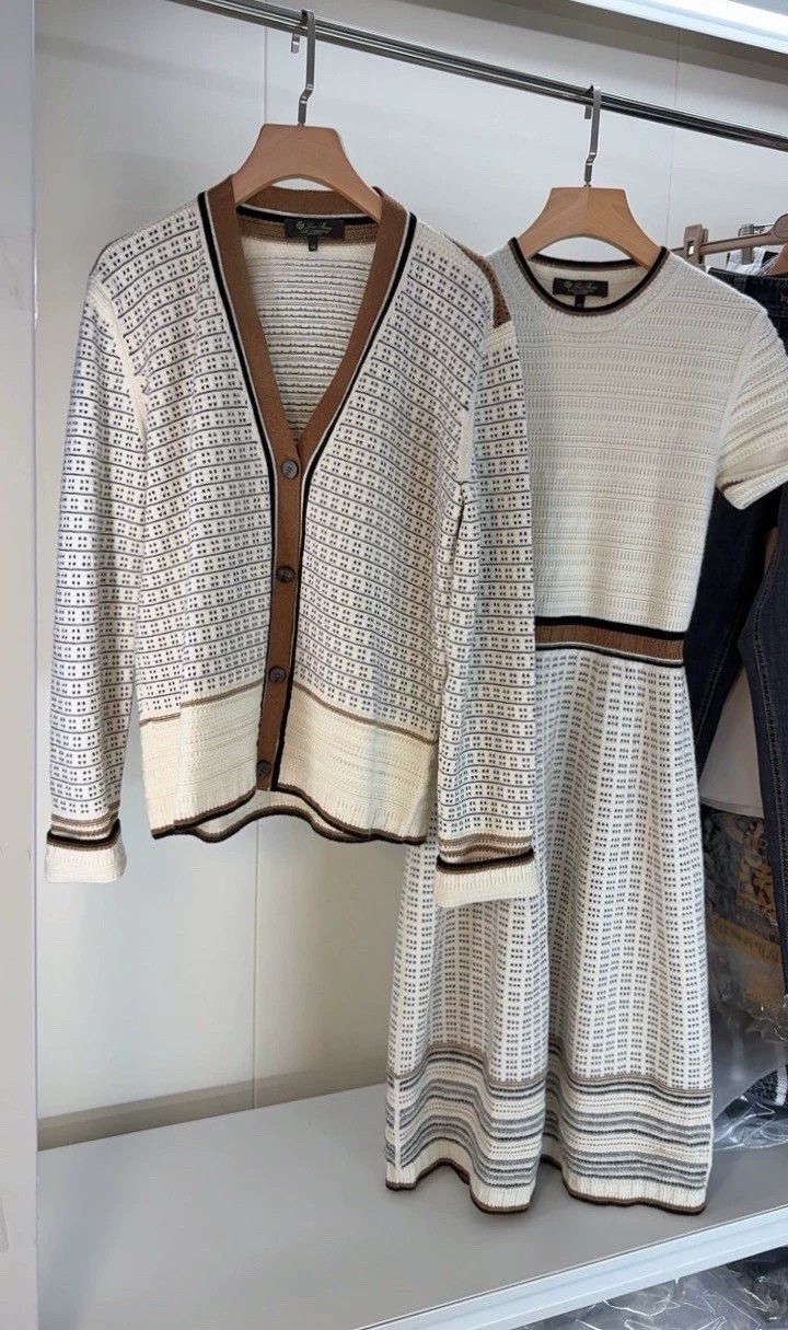 Loro Piana Loro Piana Baby Cashmere Short-Sleeve Dress - dmc Size US M / EU 48-50 / 2 - 7 Thumbnail
