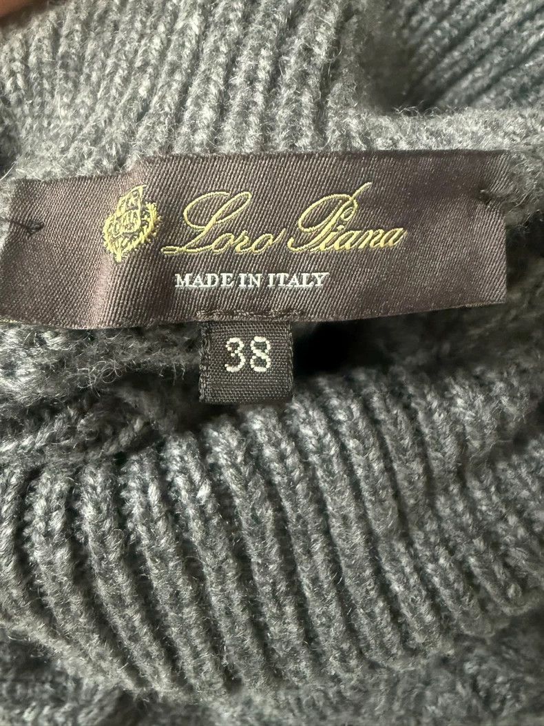 Loro Piana Loro Piana Gray Cable Knit Cashmere Sweater - dmc Size US M / EU 48-50 / 2 - 6 Thumbnail