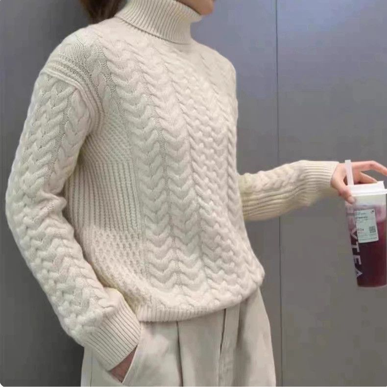 Loro Piana Loro Piana Gray Cable Knit Cashmere Sweater - dmc Size US M / EU 48-50 / 2 - 5 Thumbnail