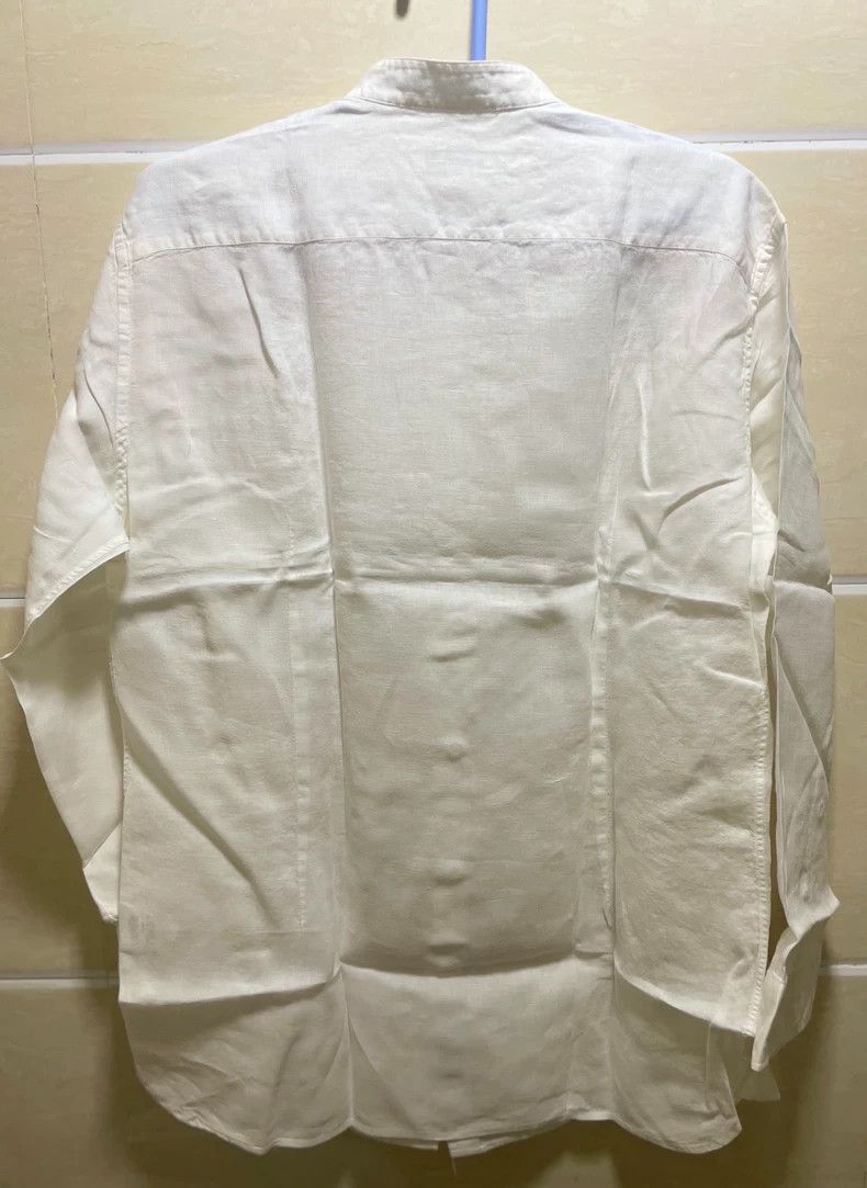 Loro Piana Loro Piana Linen Henry Collar Shirt - dmc Size US L / EU 52-54 / 3 - 2 Thumbnail