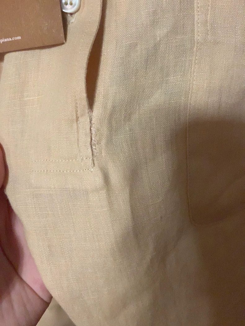 Loro Piana Loro Piana Women's Linen Button-Up Shirt - dmc Size US M / EU 48-50 / 2 - 7 Thumbnail
