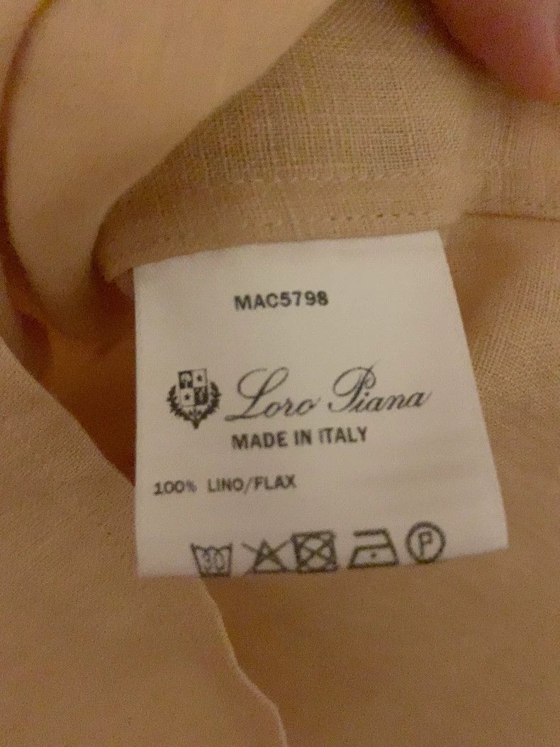 Loro Piana Loro Piana Women's Linen Button-Up Shirt - dmc Size US M / EU 48-50 / 2 - 5 Thumbnail