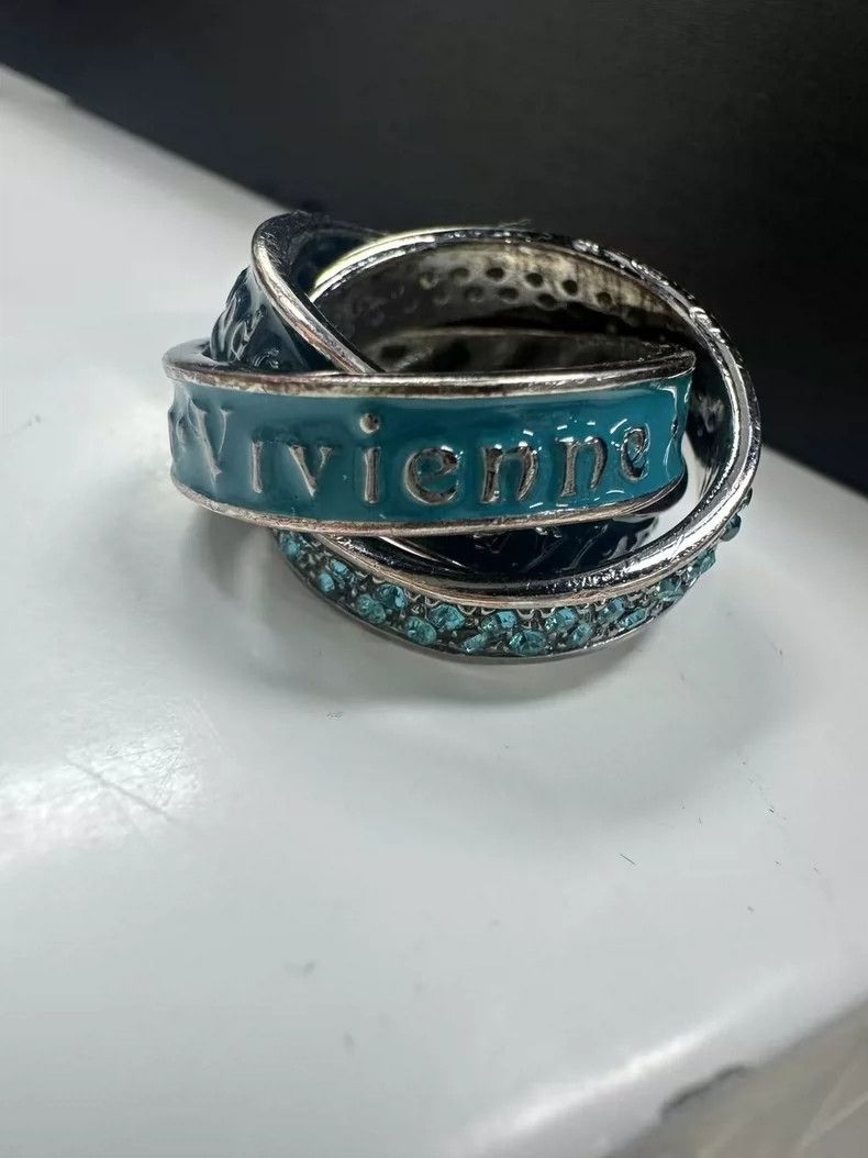 Vivienne Westwood Vivienne Westwood Saturn Three-Ring Design - dmc Size ONE SIZE - 3 Thumbnail