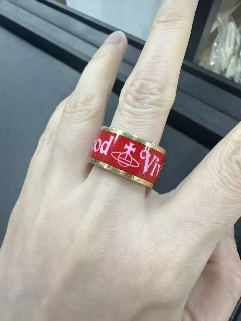 Vivienne Westwood Vivienne Westwood Saturn Three-Ring Design - dmc Size ONE SIZE - 6 Thumbnail