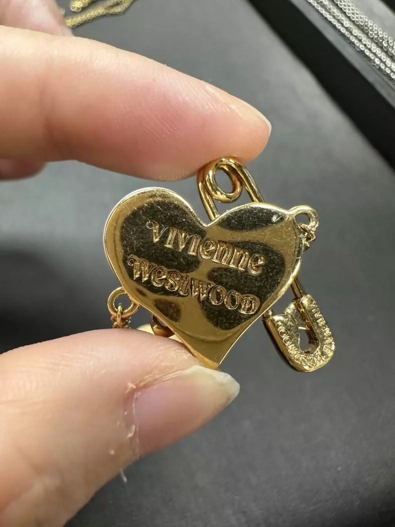 Vivienne Westwood Vivienne Westwood Heart Pin Pearl Bracelet - dmc Size ONE SIZE - 6 Thumbnail