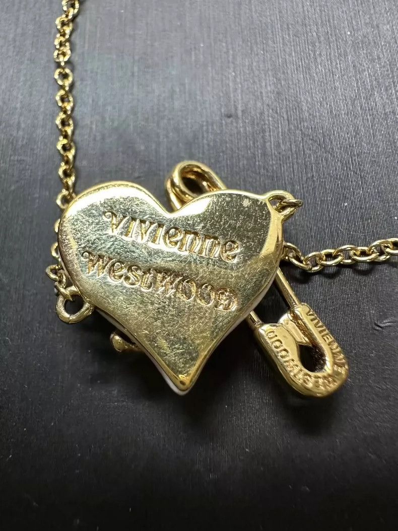 Vivienne Westwood Vivienne Westwood Heart Pin Pearl Bracelet - dmc Size ONE SIZE - 7 Thumbnail