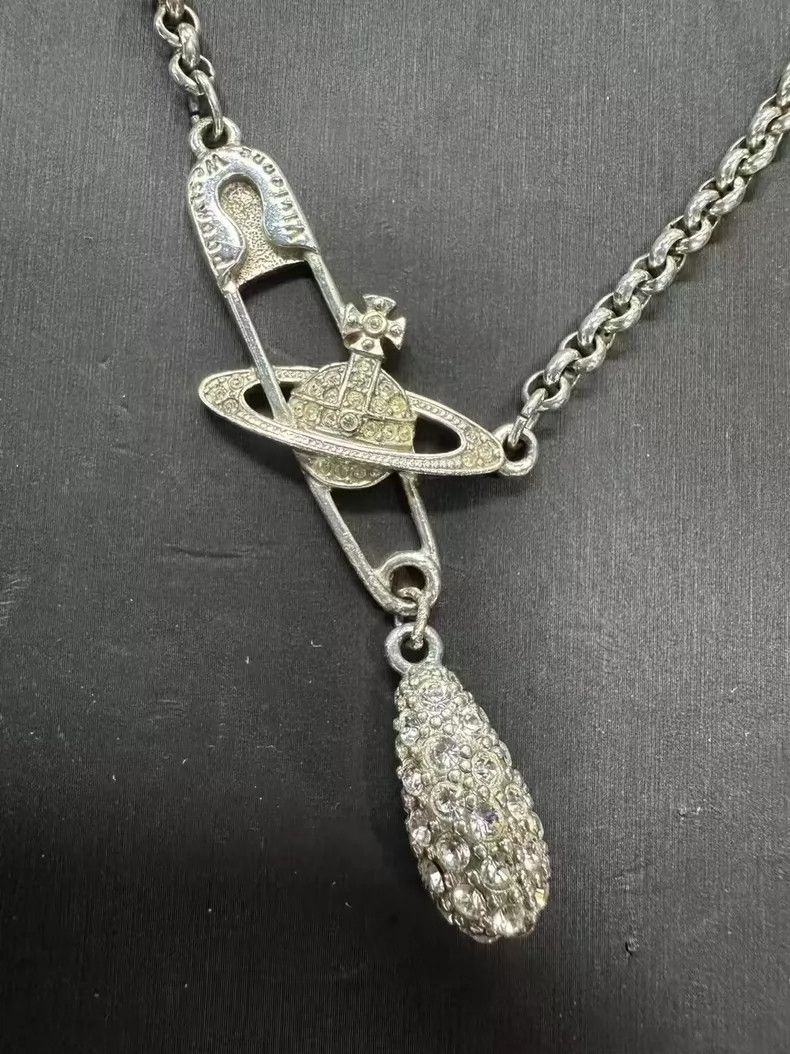 Vivienne Westwood Vivienne Westwood Saturn Pendant Necklace - dmc Size ONE SIZE - 4 Thumbnail