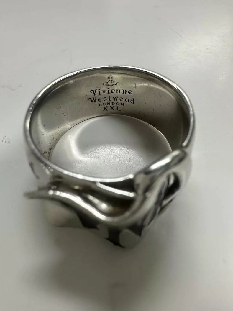 Vivienne Westwood Vivienne Westwood Saturn Belt Buckle Ring - dmc Size ONE SIZE - 2 Thumbnail