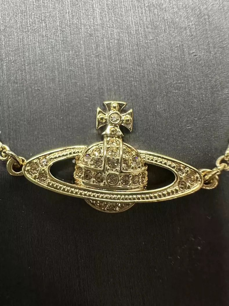 Vivienne Westwood Vivienne Westwood Gold Saturn Bracelet - dmc Size ONE SIZE - 2 Thumbnail