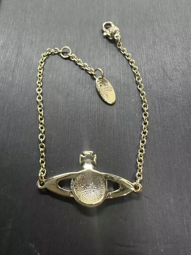 Vivienne Westwood Vivienne Westwood Gold Saturn Bracelet - dmc Size ONE SIZE - 4 Thumbnail