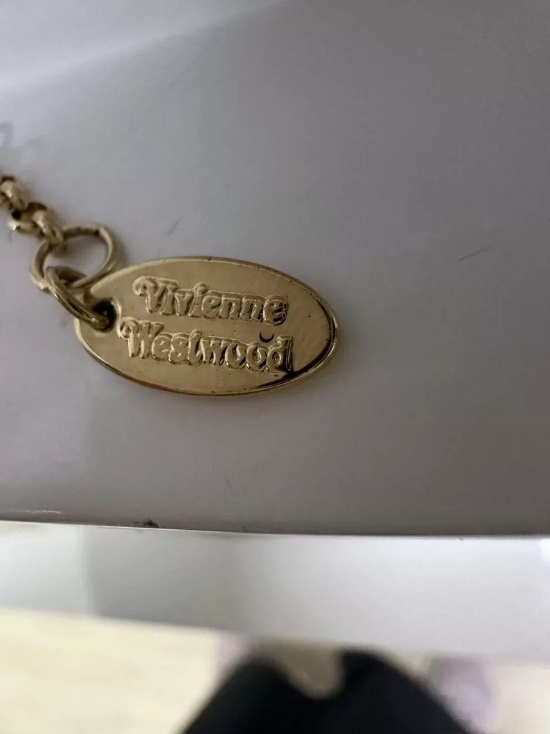 Vivienne Westwood Vivienne Westwood Gold Saturn Necklace - dmc Size ONE SIZE - 3 Thumbnail