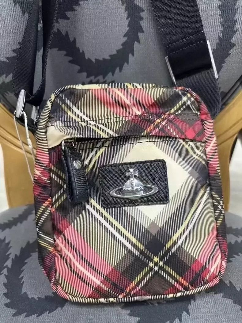 Vivienne Westwood Vivienne Westwood Plaid Crossbody Bag - dmc Size ONE SIZE - 4 Thumbnail