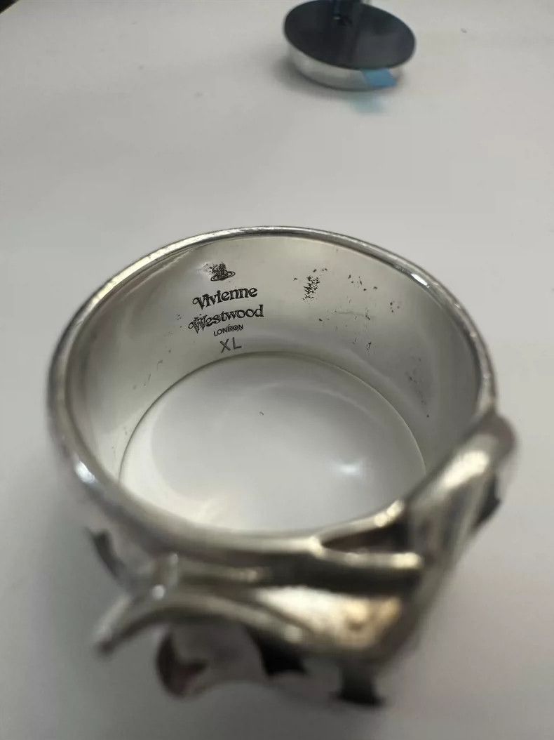 Vivienne Westwood Vivienne Westwood Saturn Silver Ring - dmc Size ONE SIZE - 2 Thumbnail