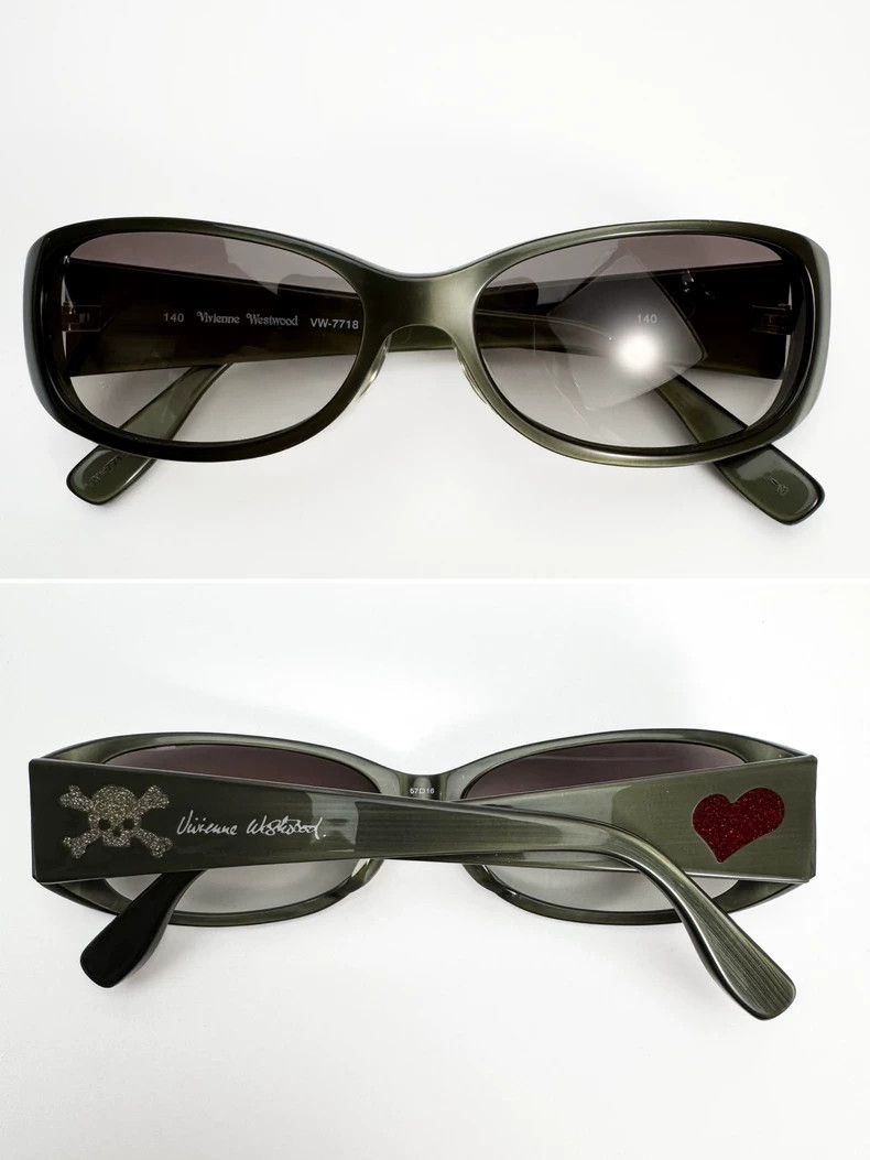 Vivienne Westwood Vivienne Westwood Skull Heart Sunglasses - dmc Size ONE SIZE - 2 Thumbnail