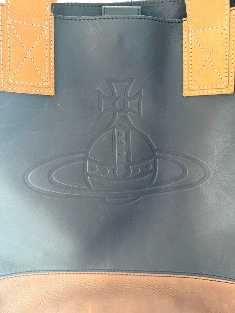 Vivienne Westwood Vivienne Westwood Bi-Color Saturn Tote Bag - dmc Size ONE SIZE - 4 Thumbnail