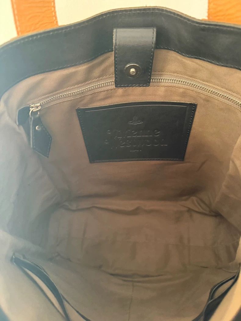 Vivienne Westwood Vivienne Westwood Bi-Color Saturn Tote Bag - dmc Size ONE SIZE - 5 Thumbnail