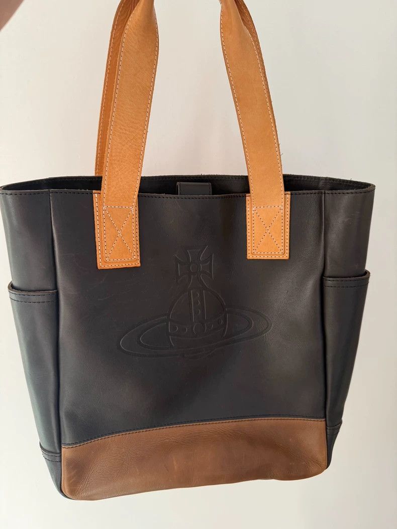 Vivienne Westwood Vivienne Westwood Bi-Color Saturn Tote Bag - dmc Size ONE SIZE - 2 Thumbnail