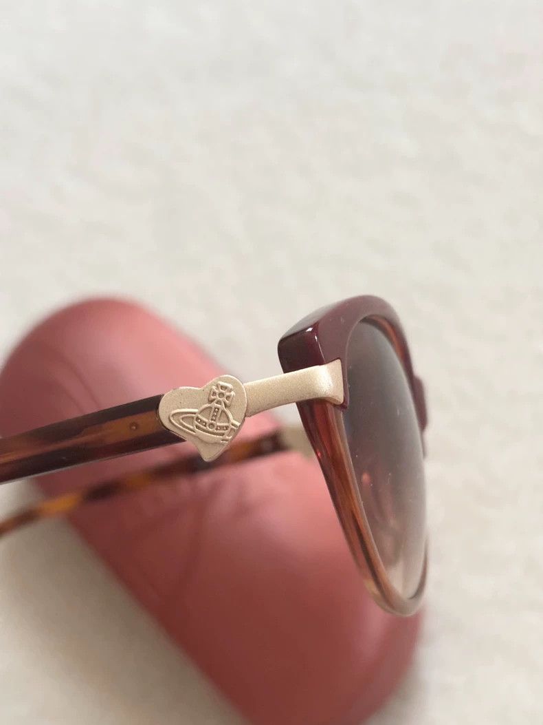 Vivienne Westwood Vivienne Westwood Caramel Tortoiseshell Sunglasses - dmc Size ONE SIZE - 8 Thumbnail