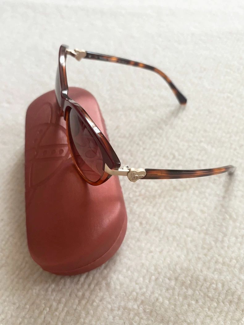 Vivienne Westwood Vivienne Westwood Caramel Tortoiseshell Sunglasses - dmc Size ONE SIZE - 5 Thumbnail