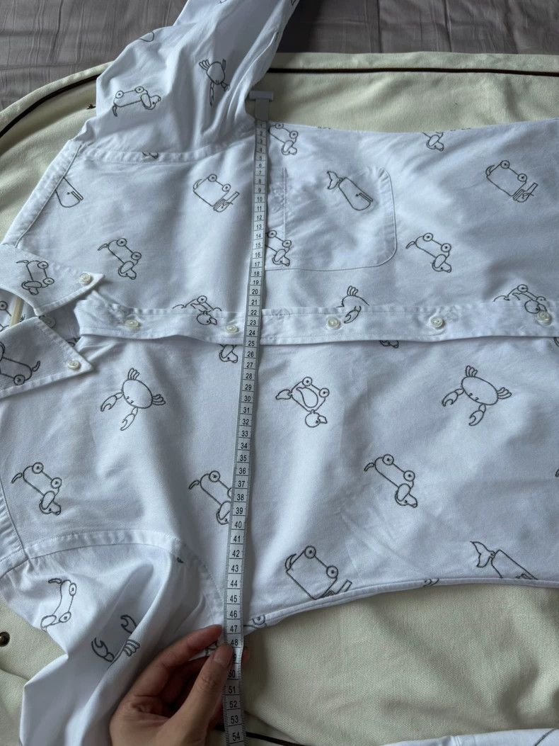 Thom Browne Thom Browne Embroidered White Shirt - dmc Size US M / EU 48-50 / 2 - 5 Thumbnail