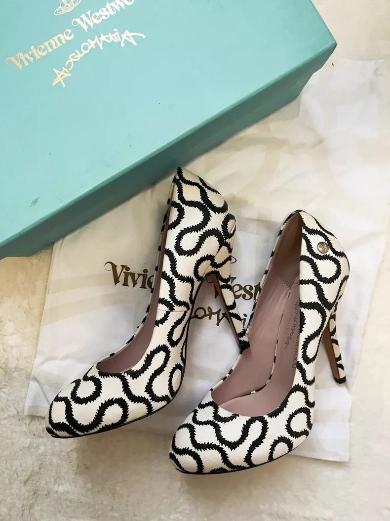 Vivienne Westwood Vivienne Westwood Pirate Pattern High Heels - dmc Size US 7.5 / EU 40-41 - 3 Thumbnail