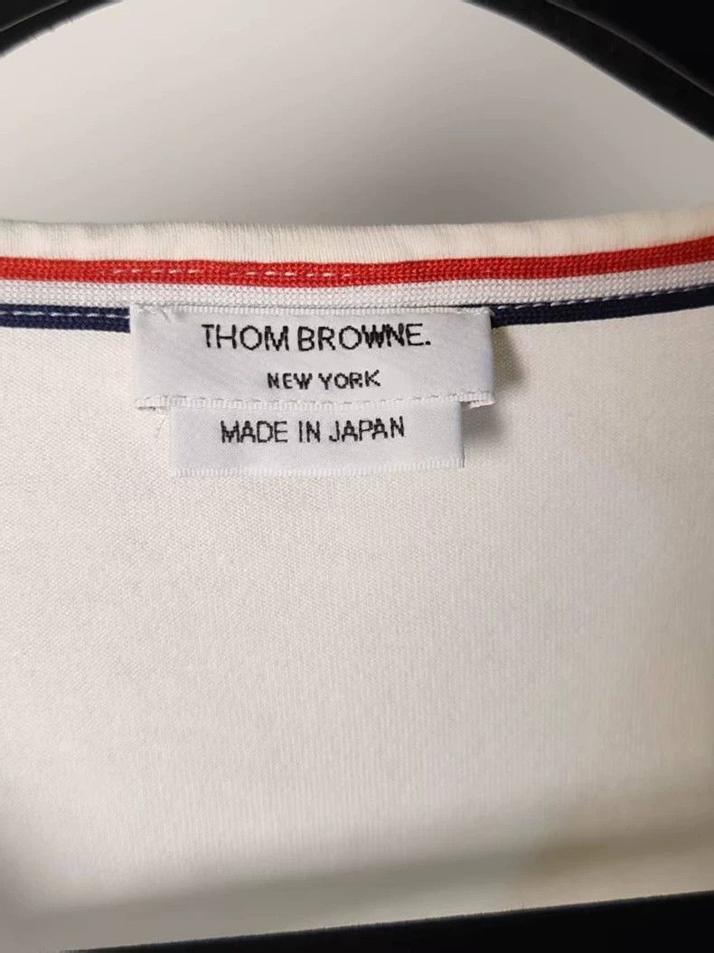 Thom Browne THOM BURANE White Short Sleeve T-shirt - dmc Size US M / EU 48-50 / 2 - 3 Thumbnail