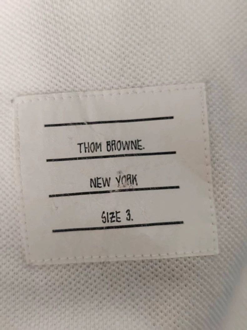Thom Browne THOM BURANE White Short Sleeve T-shirt - dmc Size US M / EU 48-50 / 2 - 5 Thumbnail
