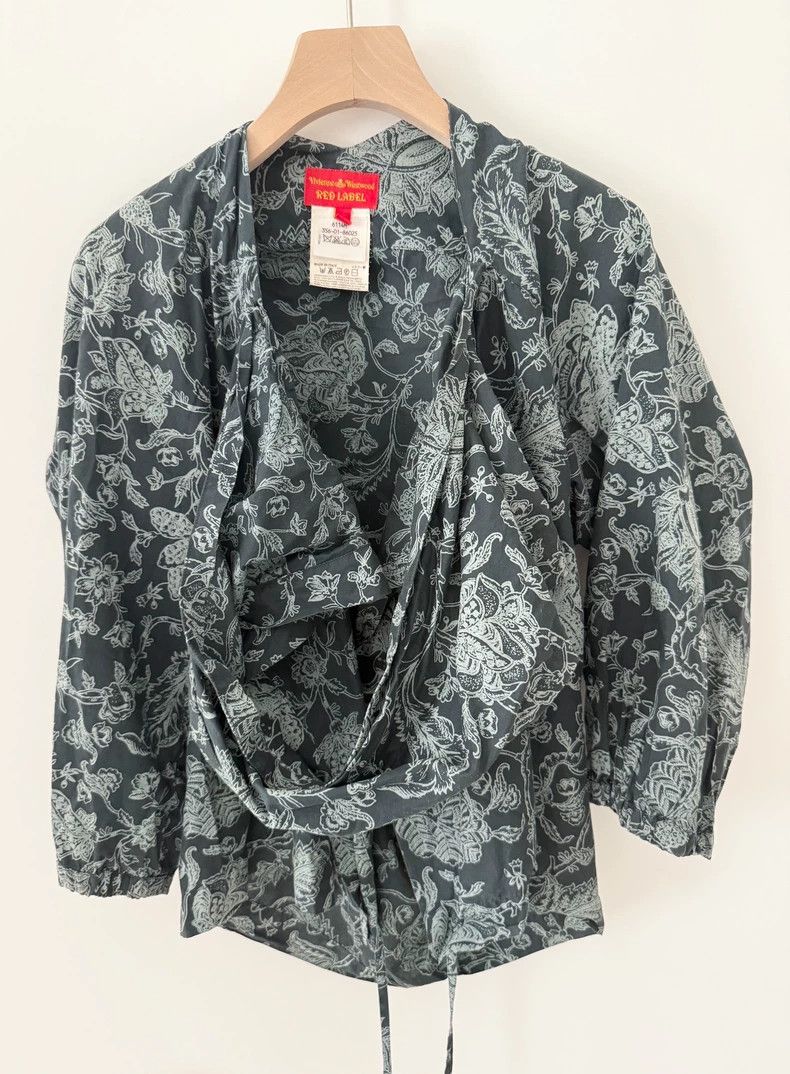 Vivienne Westwood Vivienne Westwood Green Floral Shirt - dmc Size US S / EU 44-46 / 1 - 5 Thumbnail