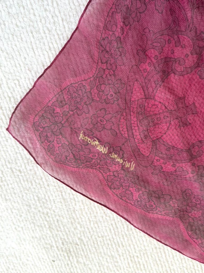 Vivienne Westwood Vivienne Westwood Vintage Silk Scarf - dmc Size ONE SIZE - 6 Thumbnail