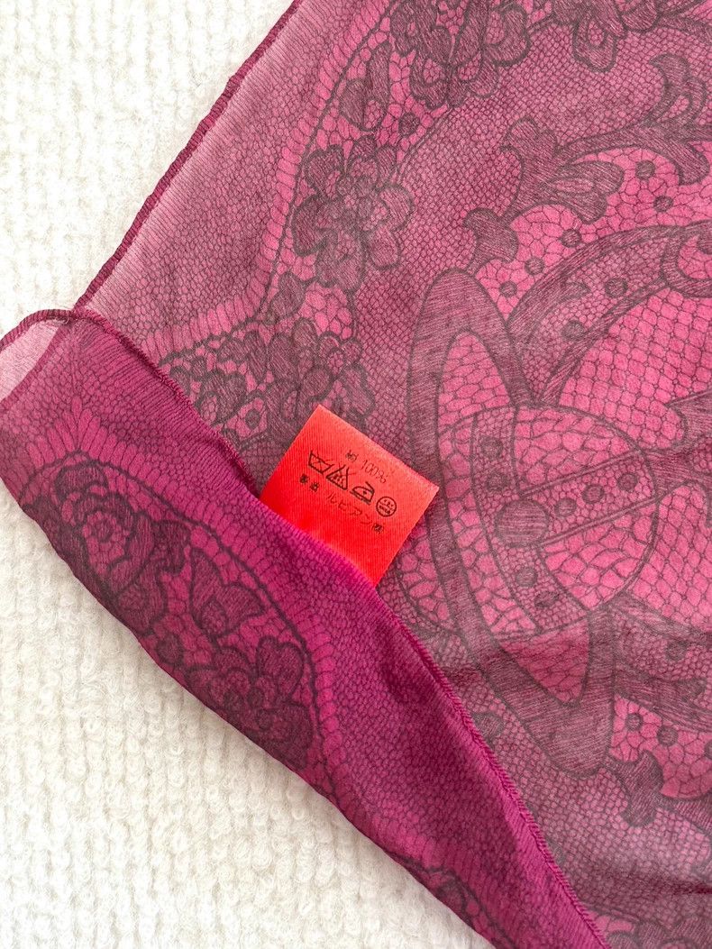 Vivienne Westwood Vivienne Westwood Vintage Silk Scarf - dmc Size ONE SIZE - 5 Thumbnail
