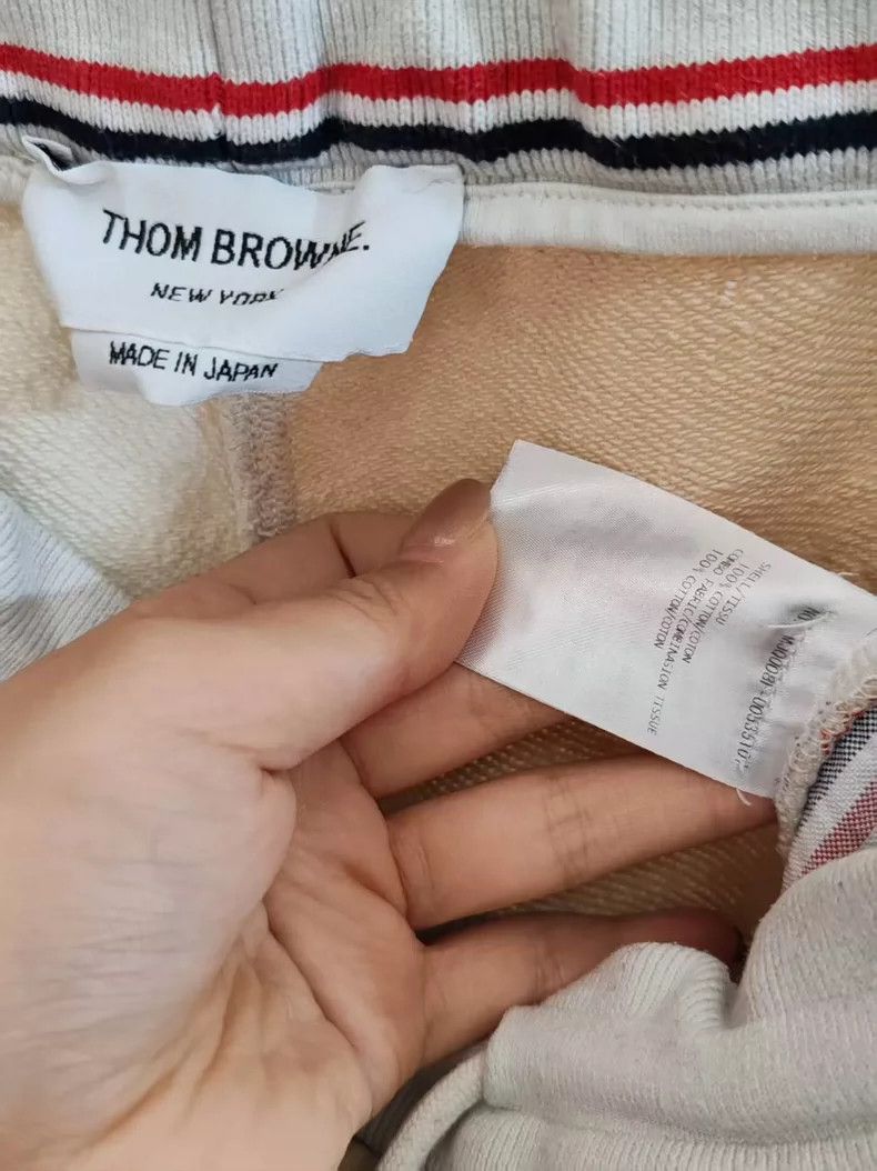 Thom Browne Thom Browne Beige Striped Casual Pants - dmc Size US 30 / EU 46 - 3 Thumbnail