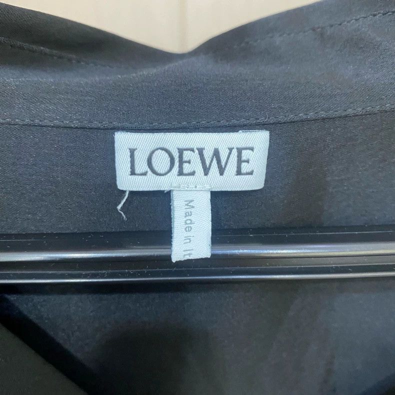 Loewe LOEWE SS22 Black Collared Button-Up Shirt - dmc Size US M / EU 48-50 / 2 - 3 Thumbnail