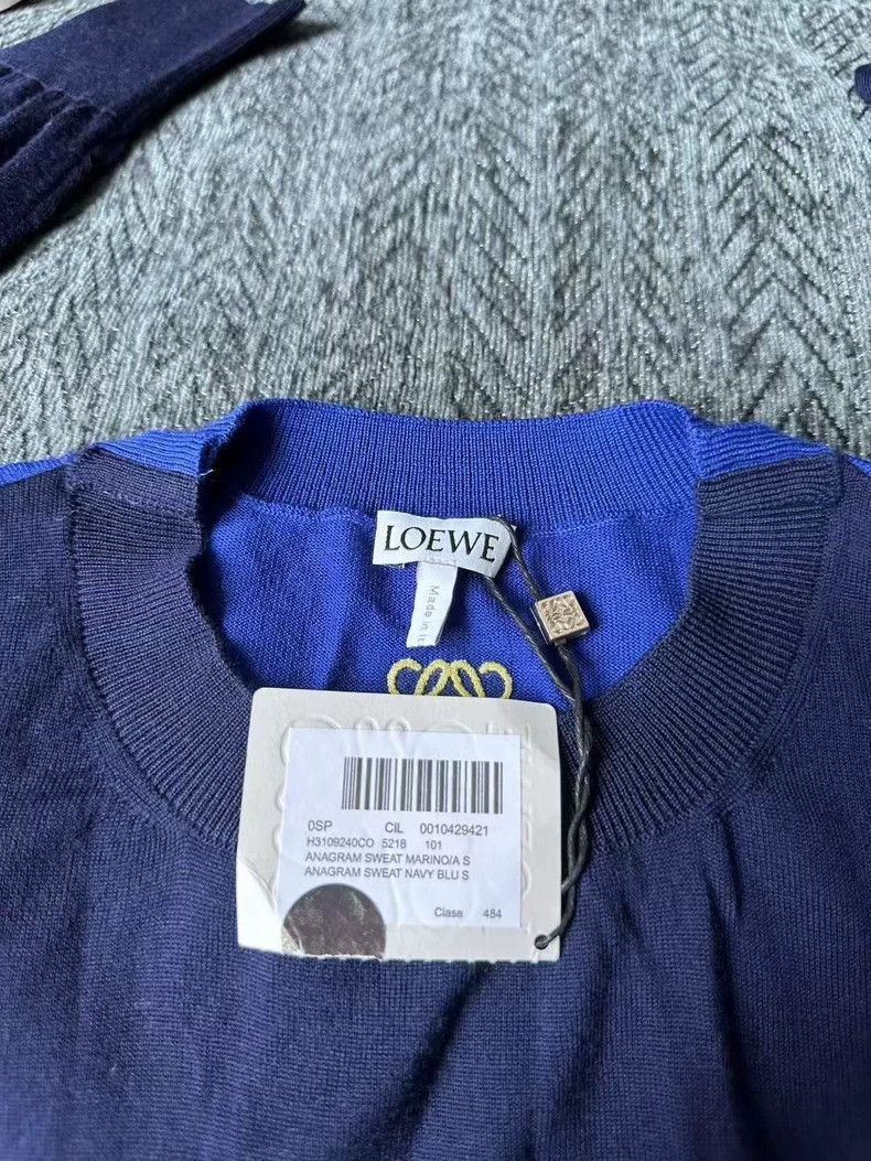 Loewe Loewe Embroidered Logo Knit Sweater - dmc Size US S / EU 44-46 / 1 - 3 Thumbnail