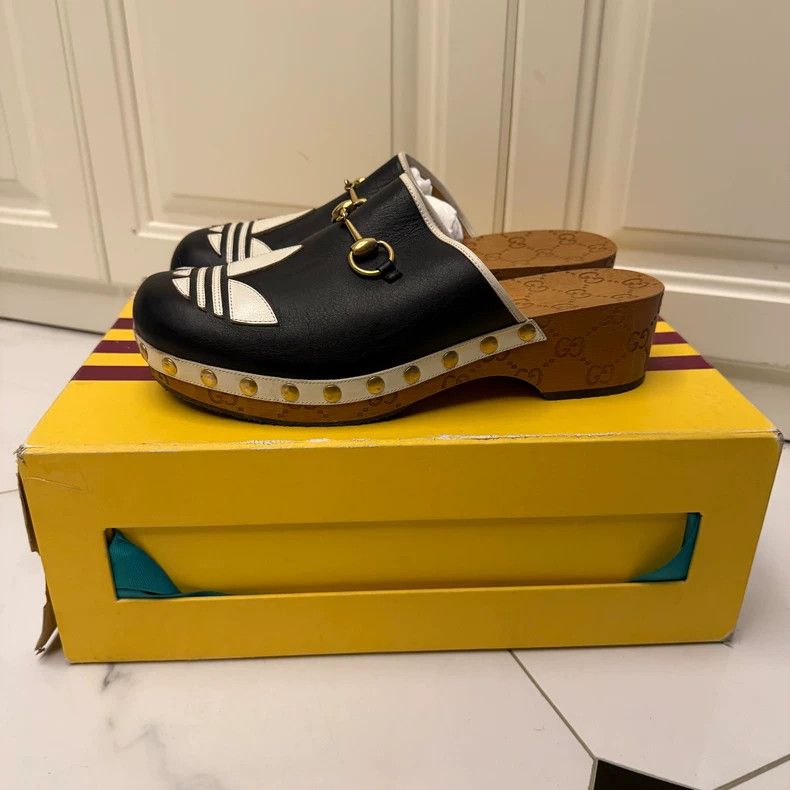 Gucci Gucci x Adidas collaborative clogs US8 - dmc Size US 8 / EU 41 - 3 Thumbnail