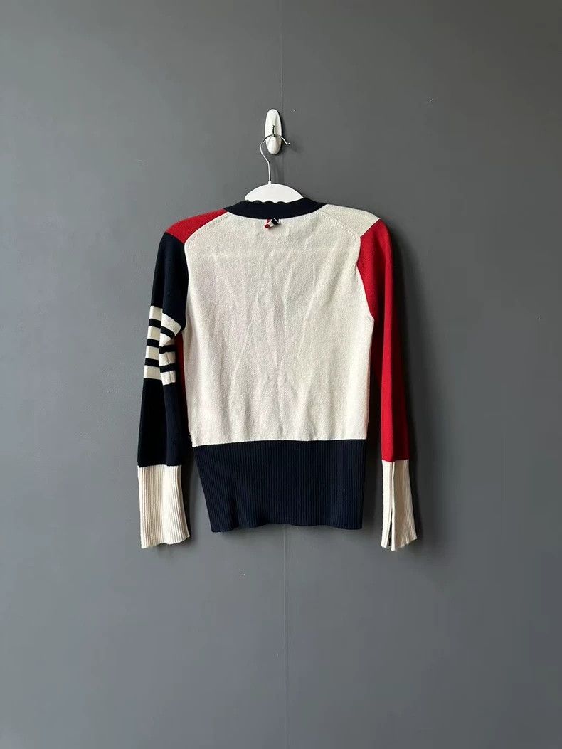 Thom Browne Thom Browne Colorblock Cashmere Cardigan - dmc Size US M / EU 48-50 / 2 - 2 Thumbnail